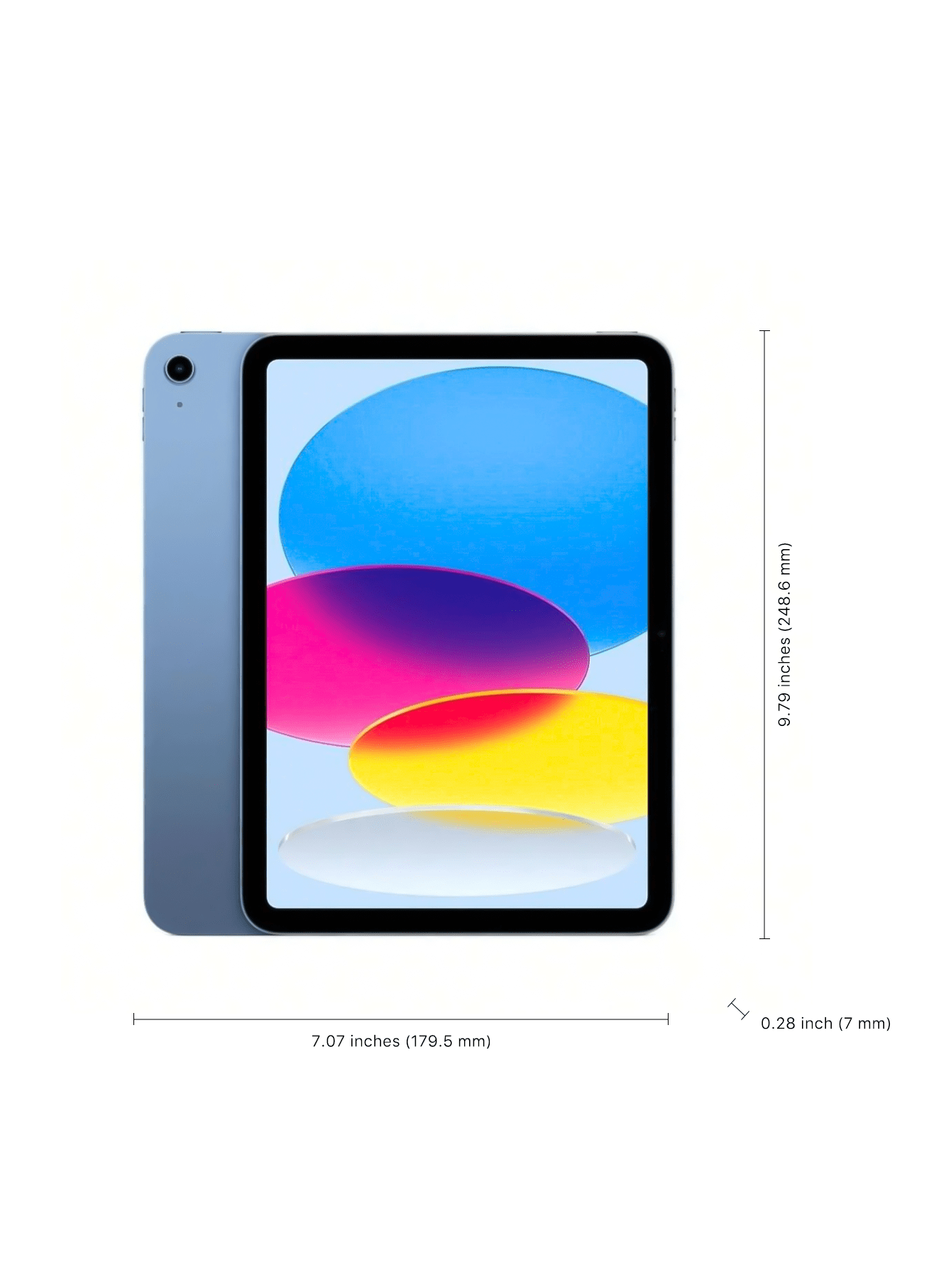 Apple IPad (10th Generation) 10.9-Inch Tablet 2022 Model Study Office Entertainment-256G Blue