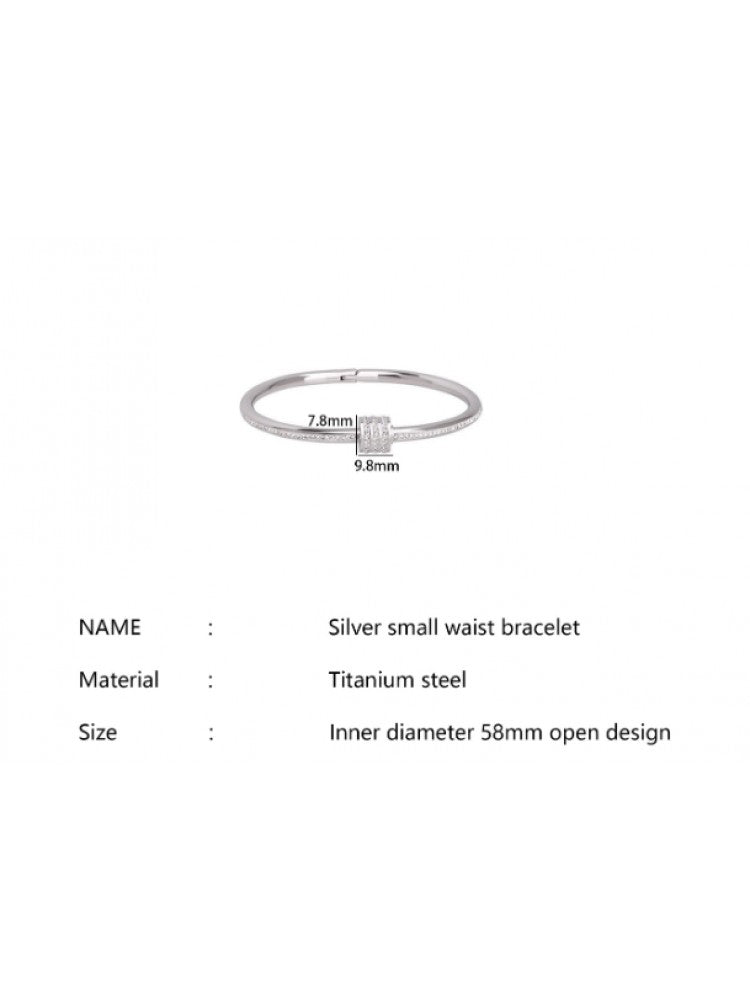 Rhinestone Electroplating Easy Match Bracelet
