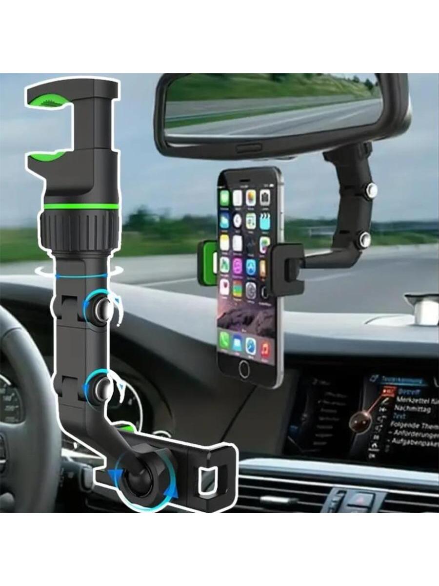 Multifunctional Car Rearview Mirror Phone Holder