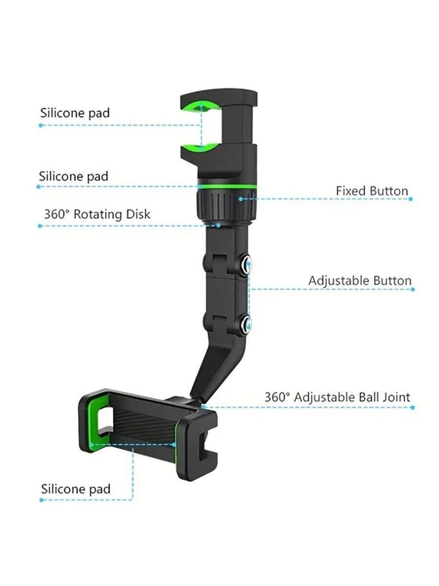 Multifunctional Car Rearview Mirror Phone Holder