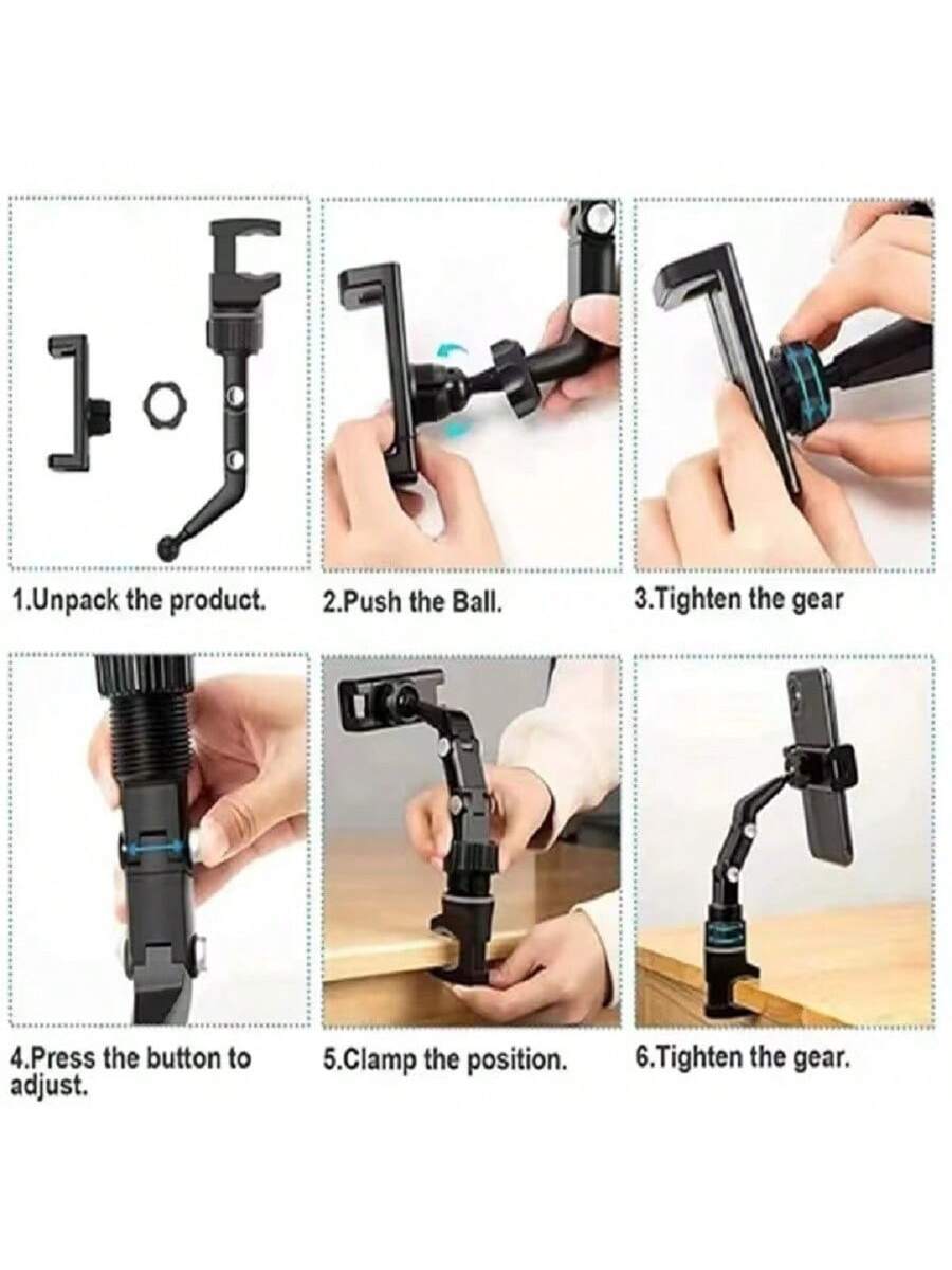 Multifunctional Car Rearview Mirror Phone Holder