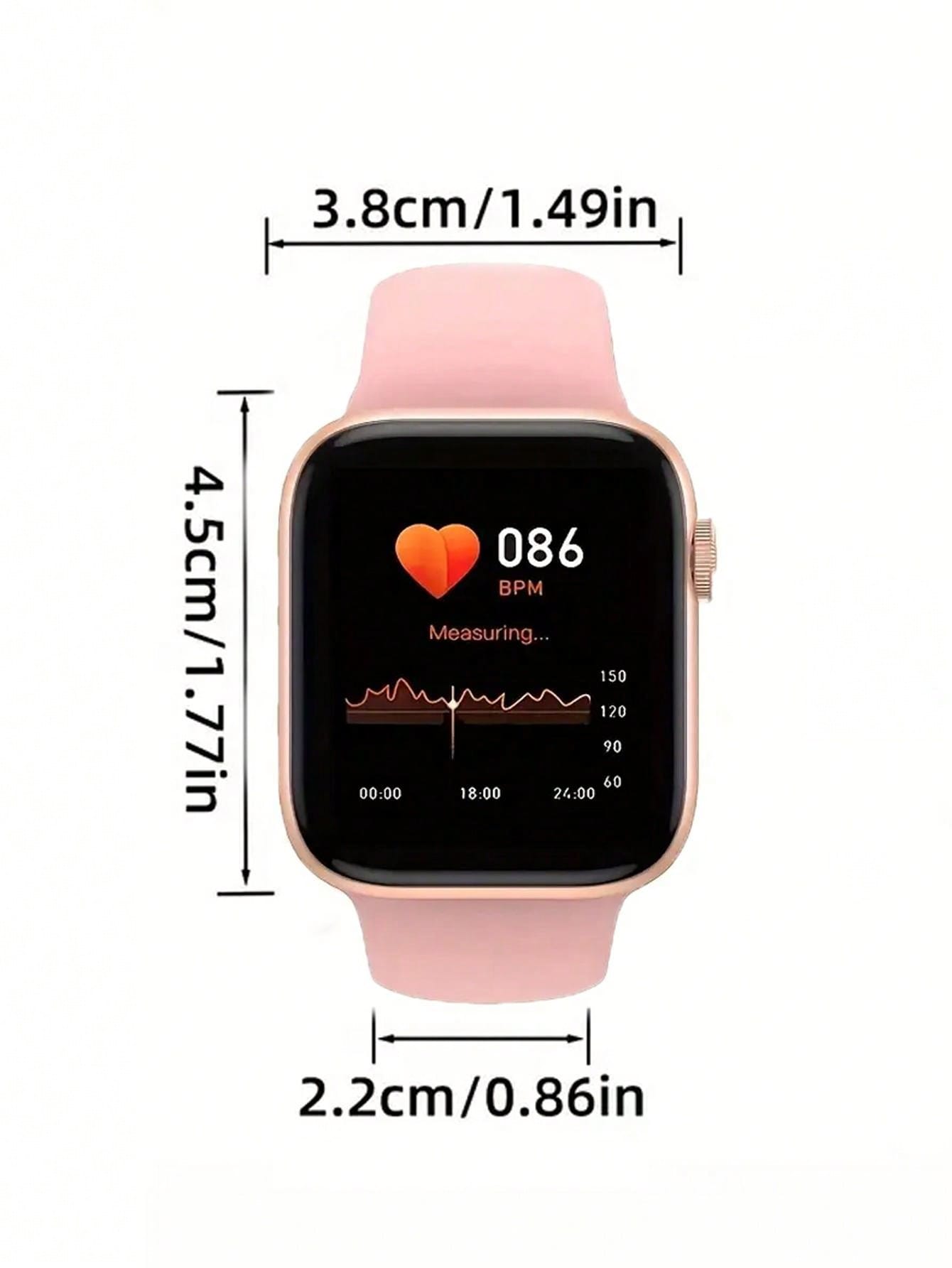 Eytlptoc Eytlptoc 2024 New Smart Watch, Touch Screen, Fashionable Sports Style For Men And Women, Call Functions, Multiple Watch Faces, Calendar And Alarm Clock, Heart Rate And Blood Oxygen Monitor, Sports And Sleep Tracking, Camera, For Android/IOS Phon