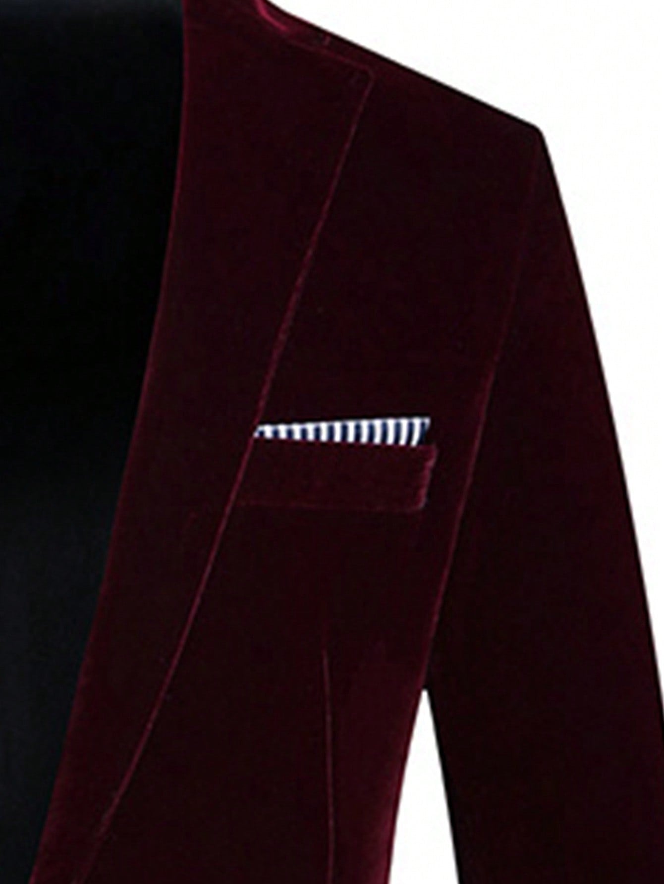 Men Single Button Blazer
