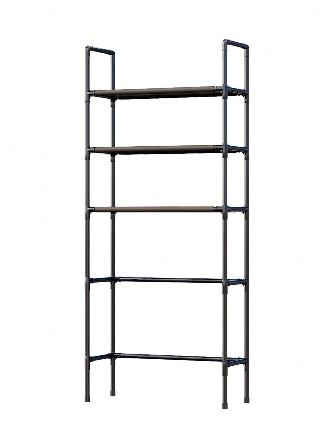 4-Layer Washing Machine Shelf Bathroom Organizer Over Toilet Storage Rack No Drilling Needed