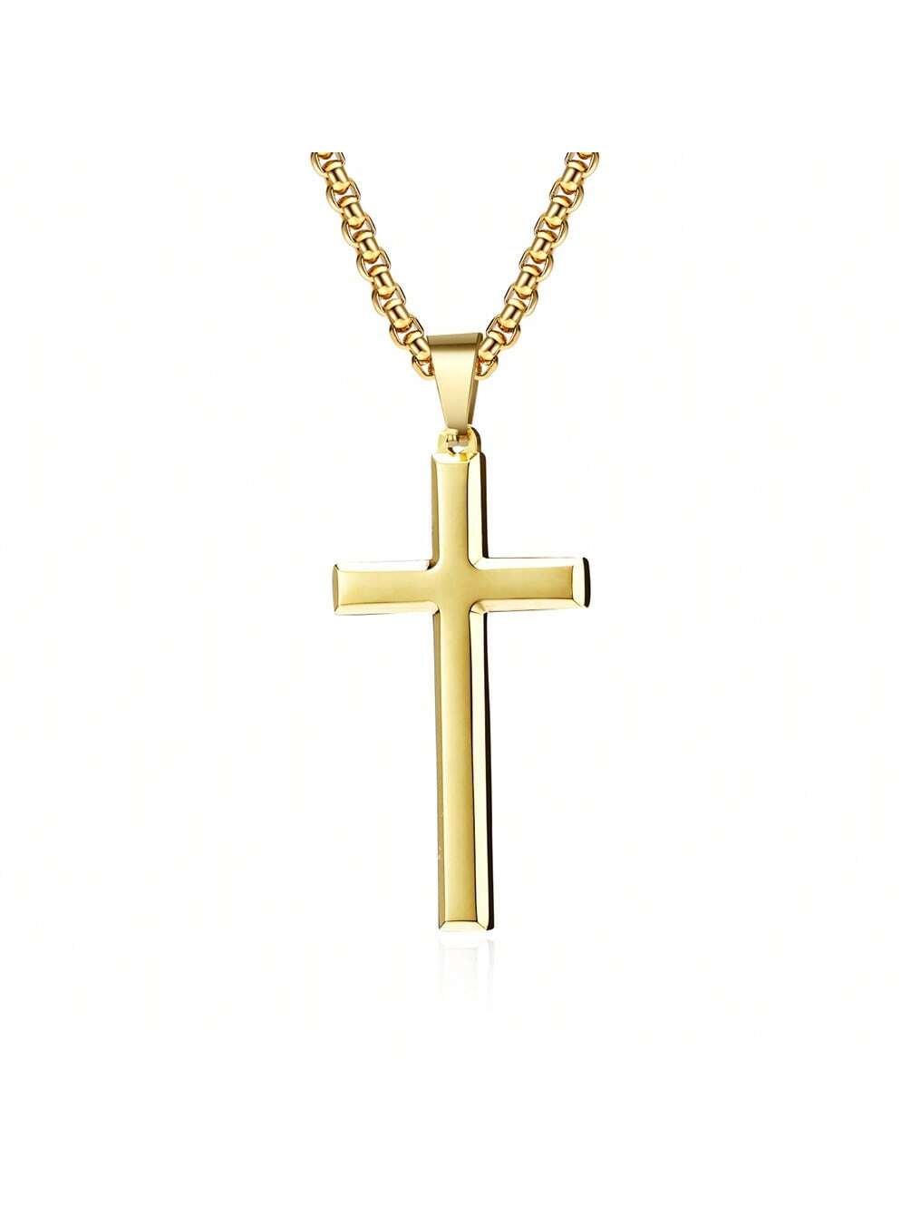 Europe And US Style Minimalist And Trendy Unisex Cross Pendant Necklace For Personalized Fashion, From INs