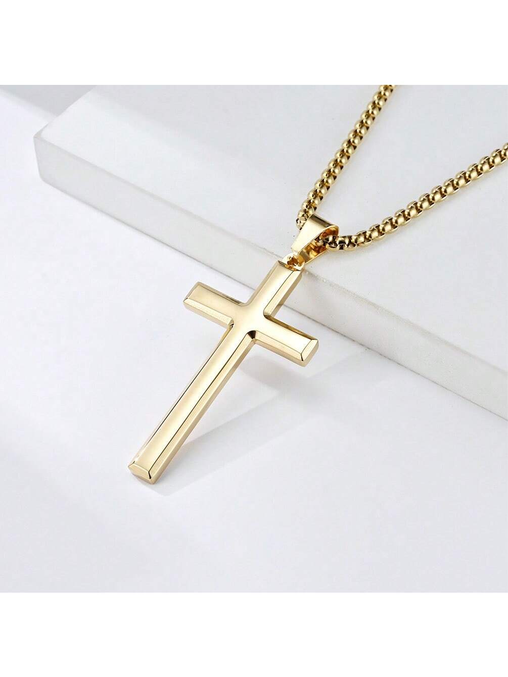 Europe And US Style Minimalist And Trendy Unisex Cross Pendant Necklace For Personalized Fashion, From INs