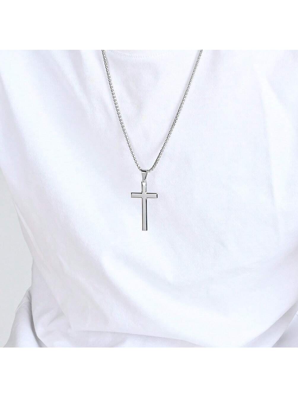 Europe And US Style Minimalist And Trendy Unisex Cross Pendant Necklace For Personalized Fashion, From INs