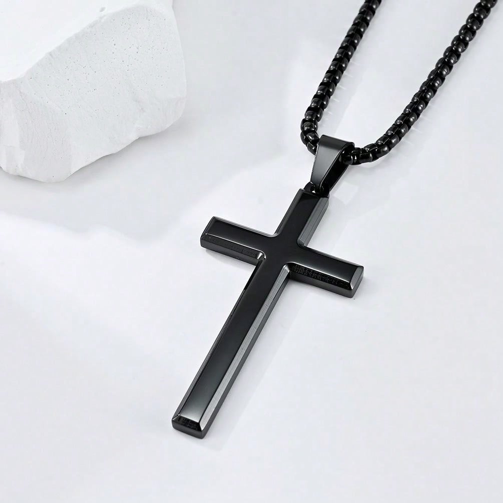 Europe And US Style Minimalist And Trendy Unisex Cross Pendant Necklace For Personalized Fashion, From INs