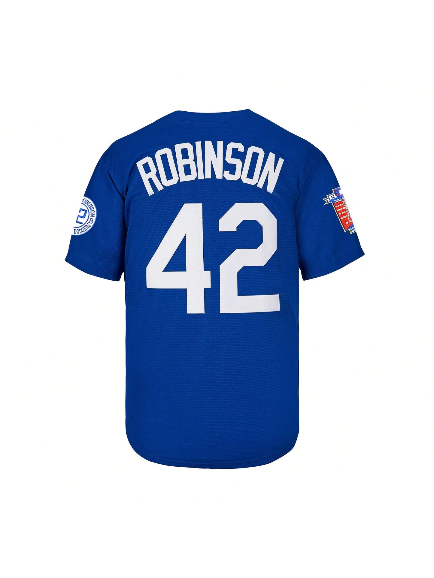 Jackie Robinson #42 Black  Men Jersey Retro Short Sleeves Button Down Baseball Jerseys Beige Blue Black