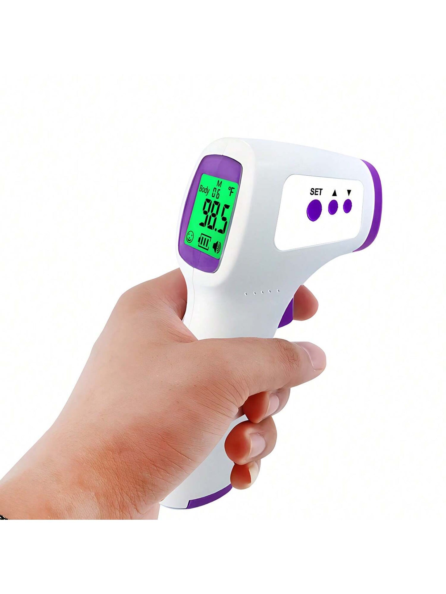 Digital Thermometer No Touch Forehead Thermometer For Baby, 2 In 1 Body Surface Mode Thermometer With Fever Alarm And Instant Accuracy Readings Measure Tool Thermometer Temperature Gun Ear Thermometer