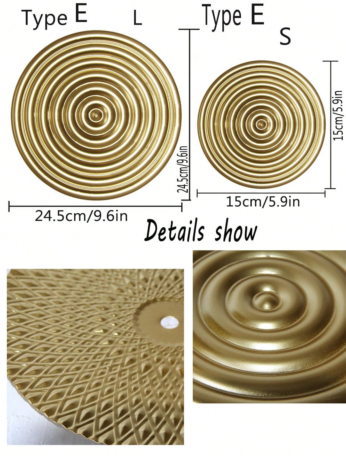Gold Geometric Metal Wall Decoration, Suitable For Living Room, Office, Bedroom, Hotel, Can Be Directly Hung On Bedroom, Living Room, TV Wall, Or Bathroom Wall