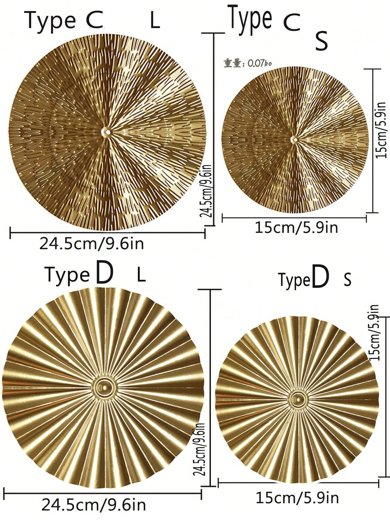 Gold Geometric Metal Wall Decoration, Suitable For Living Room, Office, Bedroom, Hotel, Can Be Directly Hung On Bedroom, Living Room, TV Wall, Or Bathroom Wall