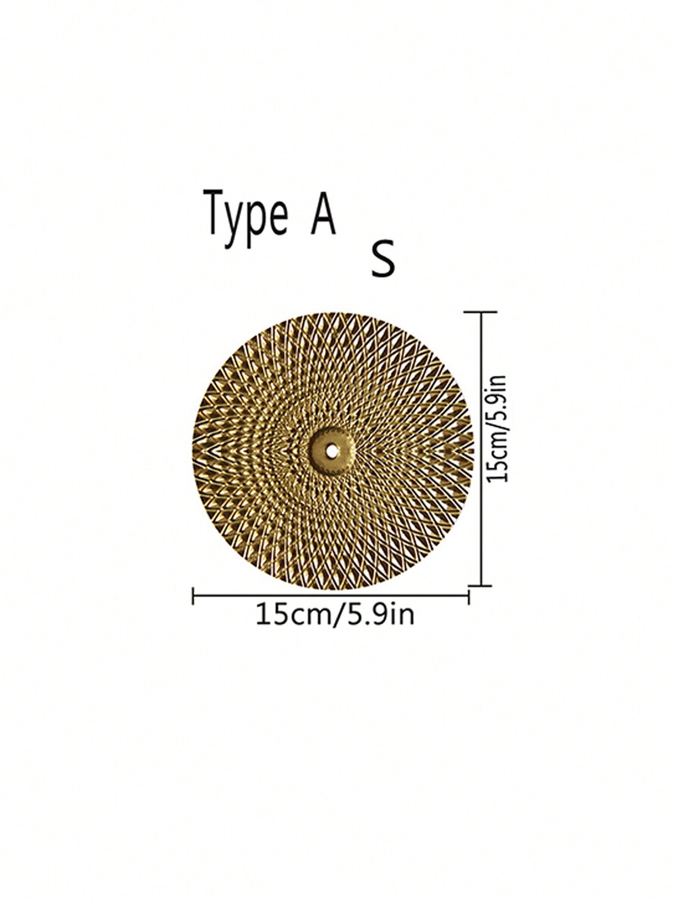 Gold Geometric Metal Wall Decoration, Suitable For Living Room, Office, Bedroom, Hotel, Can Be Directly Hung On Bedroom, Living Room, TV Wall, Or Bathroom Wall