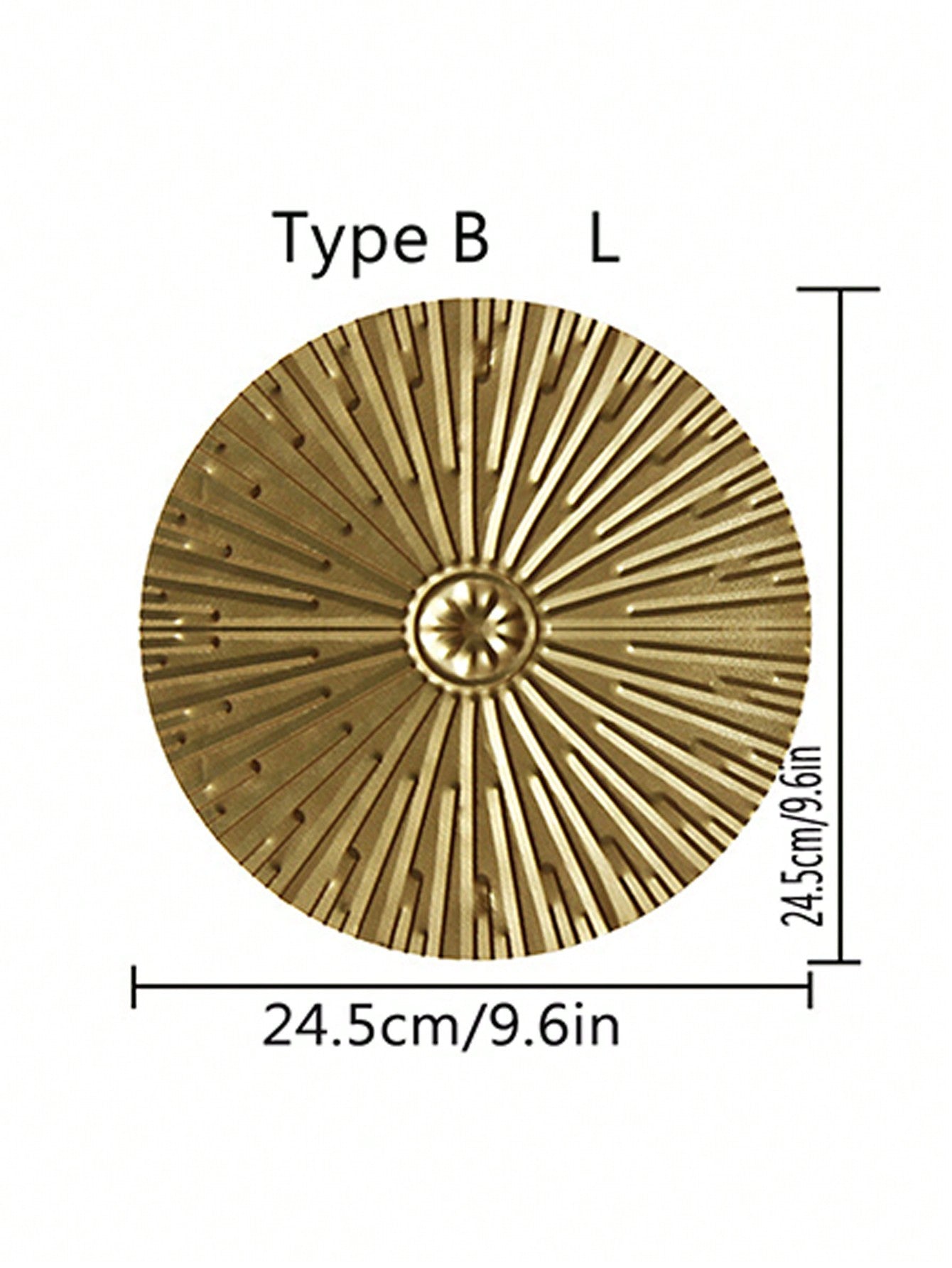 Gold Geometric Metal Wall Decoration, Suitable For Living Room, Office, Bedroom, Hotel, Can Be Directly Hung On Bedroom, Living Room, TV Wall, Or Bathroom Wall