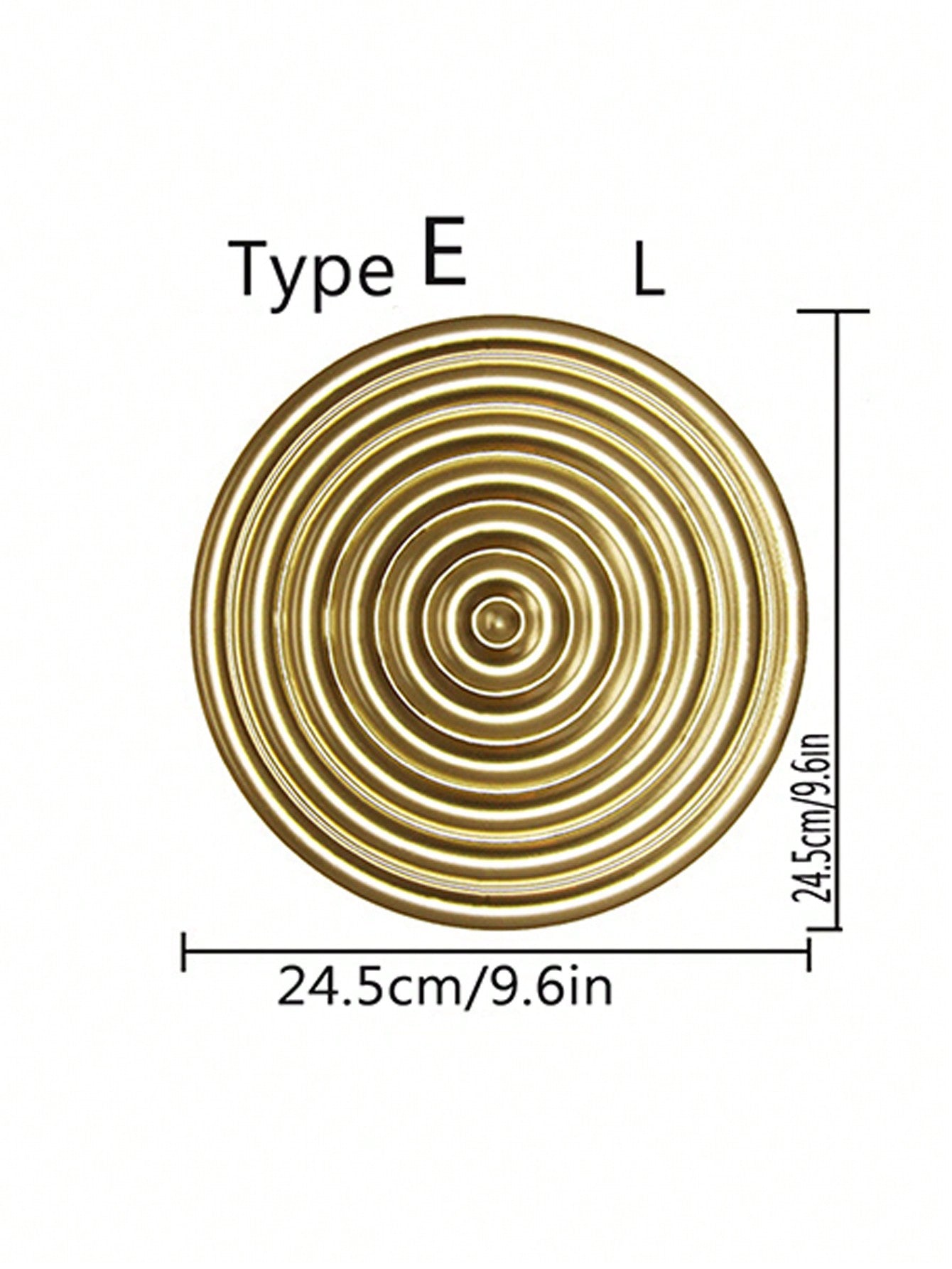 Gold Geometric Metal Wall Decoration, Suitable For Living Room, Office, Bedroom, Hotel, Can Be Directly Hung On Bedroom, Living Room, TV Wall, Or Bathroom Wall
