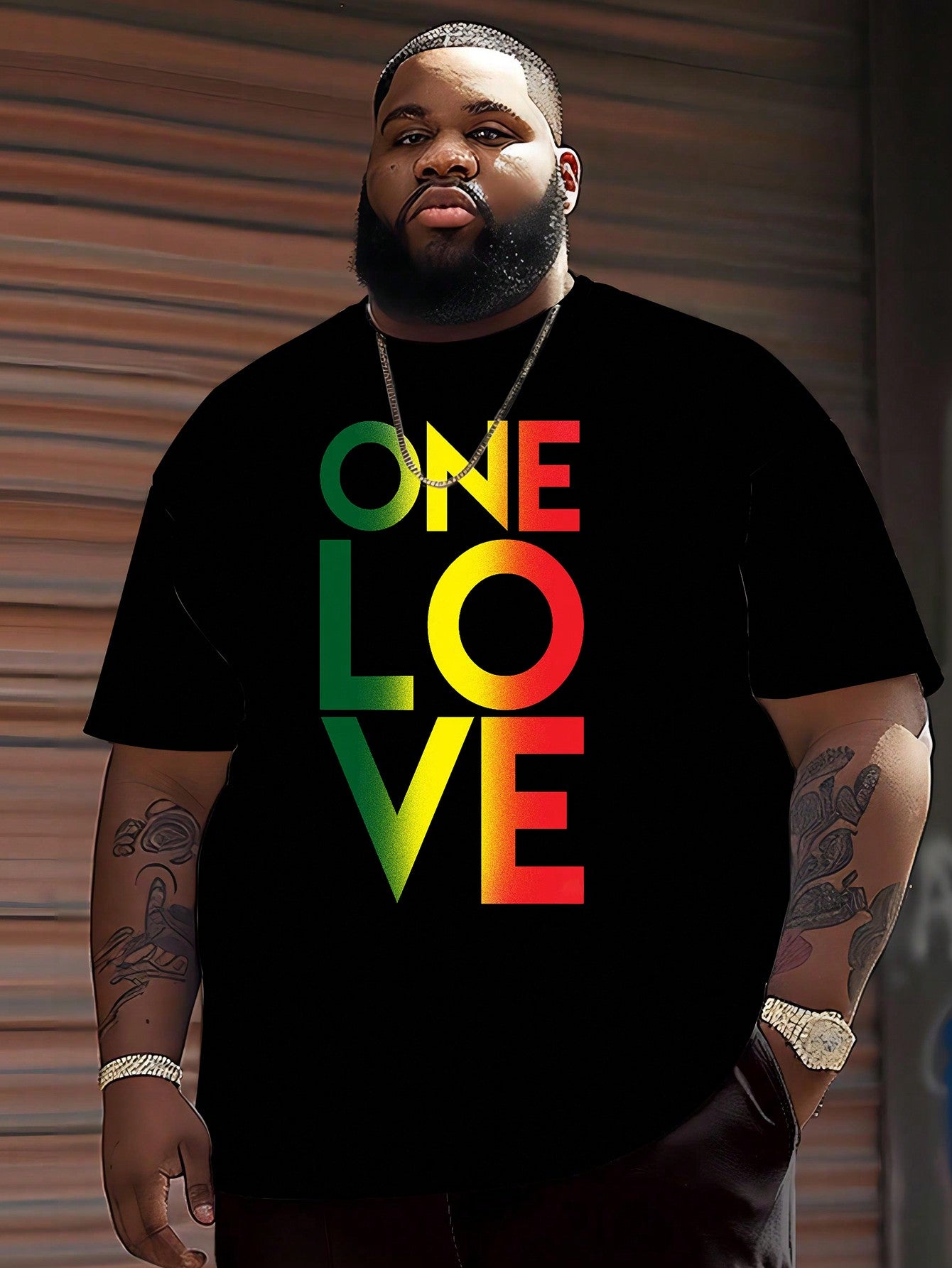 Men Gradually Love The Trend Of Life Printed T-Shirt, Casual Short-Sleeved Round Neck T-Shirt, Men Outdoor