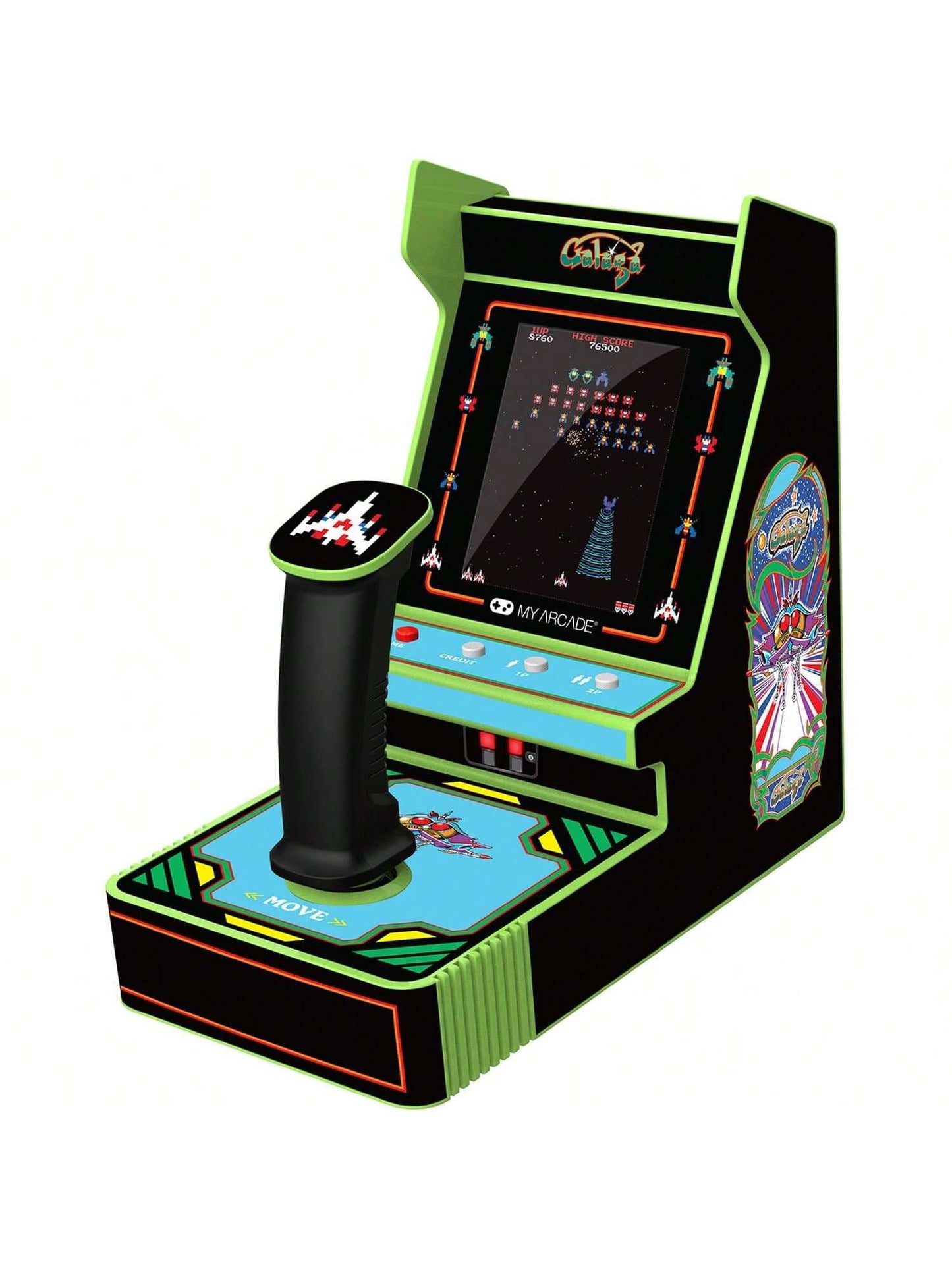 Galaga Galaga Portable Retro Arcade (2 GAMES IN 1) [PORTABLE MICROE ARCADE PLAYER]