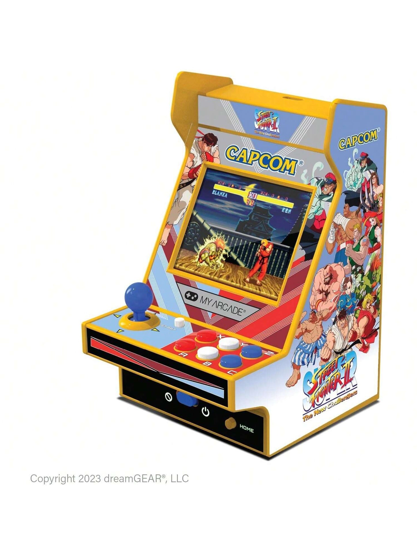 Street Fighter II Nano Player Pro Portable Retro Arcade (2 GAMES IN 1) [PORTABLE MICROE ARCADE PLAYER]