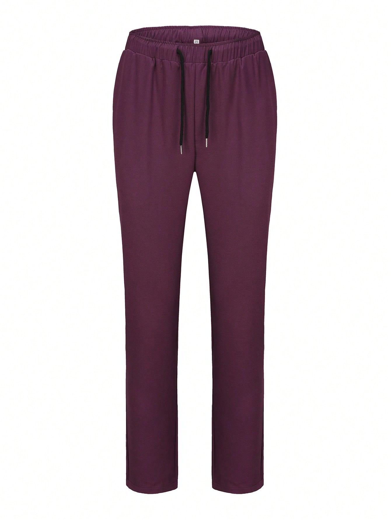 2-Piece Set: Men's African Beaded Long Sleeve Top And Pants, Traditional Retro Casual Outfit