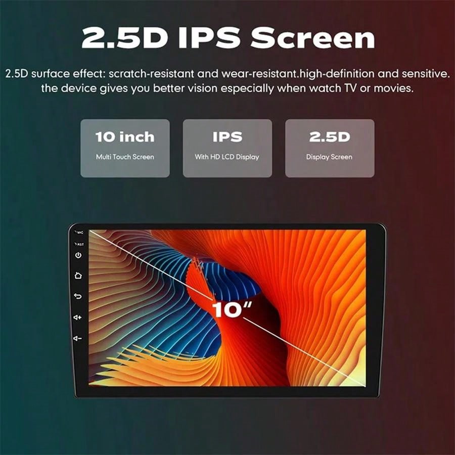 BOSSCAR Car Radio IPS 7"9"10" MP5 HD Touchscreen Multimedia Video Player Wireless BT GPS FM Android Universal Carplay Autoradio
