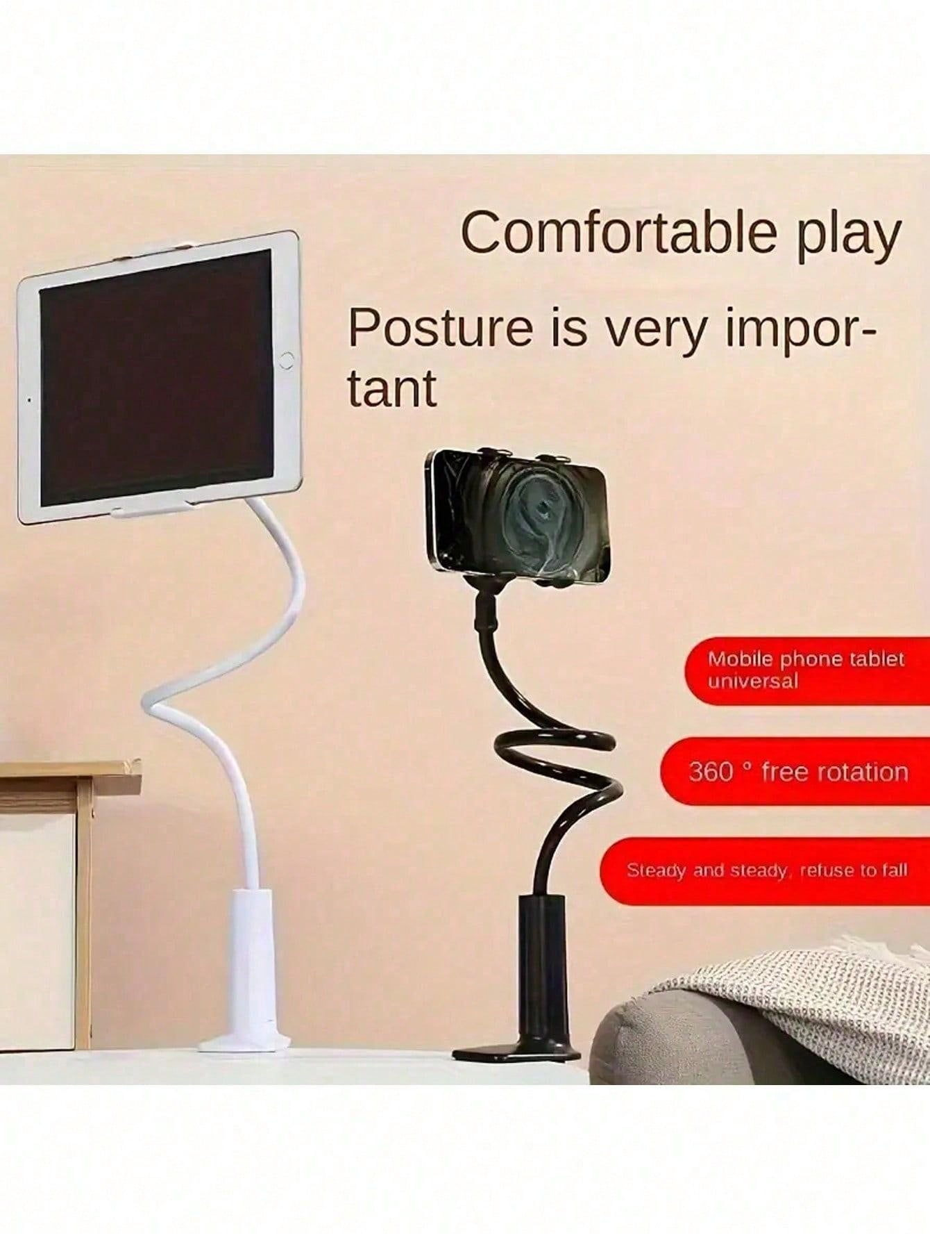Mobile Phone Tablet Stand - Slouchy Stand Bedside Clip - Universal Mobile Phone Tablet Support - Fixed Clip