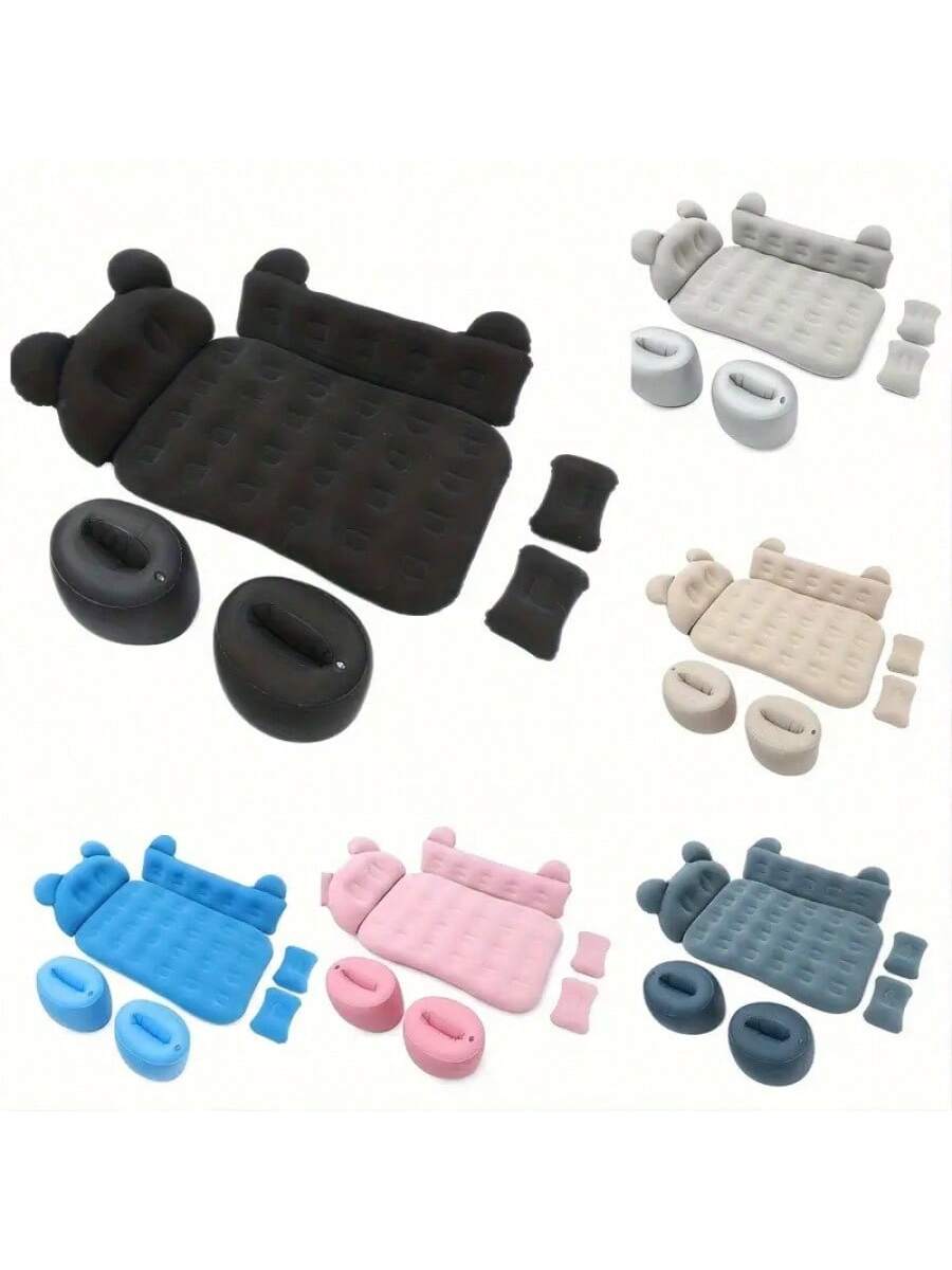Ultimate Comfort: Panda Car Airbed Mat - Premium Inflatable Bed For SUVs, Trucks, And Campers, Perfect For Camping, Traveling, And Outdoor Adventures
