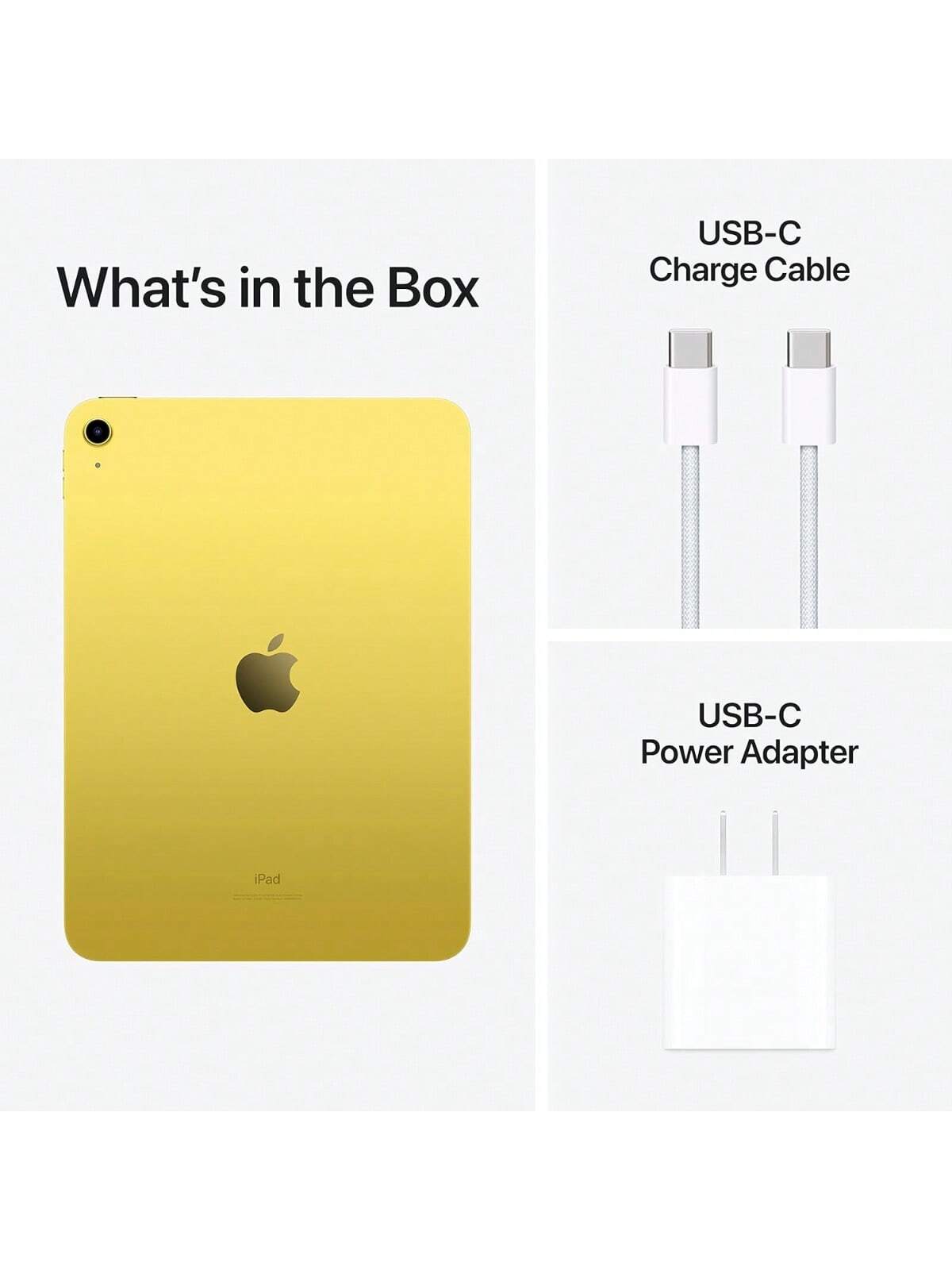 Apple IPad (10th Generation): With A14 Bionic Chip, 10.9-Inch Liquid Retina Display, 256GB, Wi-Fi 6, 12MP Front/12MP Back Camera, Touch ID, All-Day Battery Life