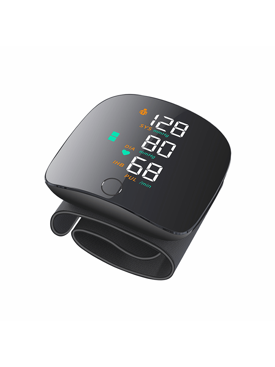 USB Rechargeable Digital Bp Machine Electronic Sphygmomanometer Automatic Wrist Blood Pressure Monitor Electric