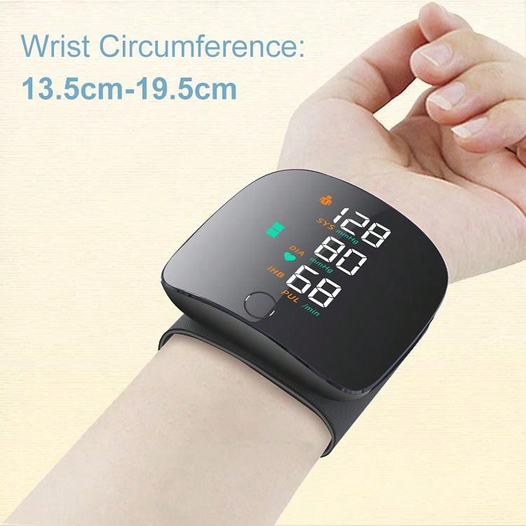 USB Rechargeable Digital Bp Machine Electronic Sphygmomanometer Automatic Wrist Blood Pressure Monitor Electric
