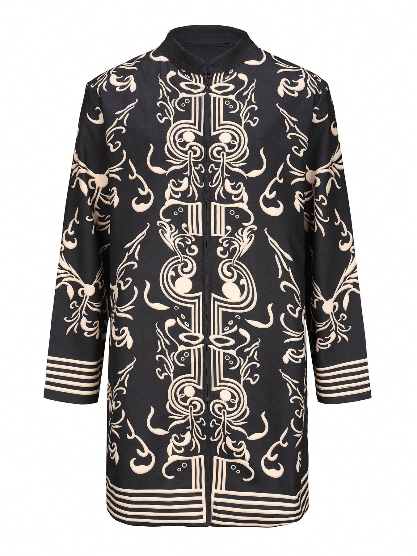 Luxury Men's Suit Long Sleeve Retro Printed Jacket And Casual Pants 2 Pieces African Style Men's Casual Fashion Traditional Suit