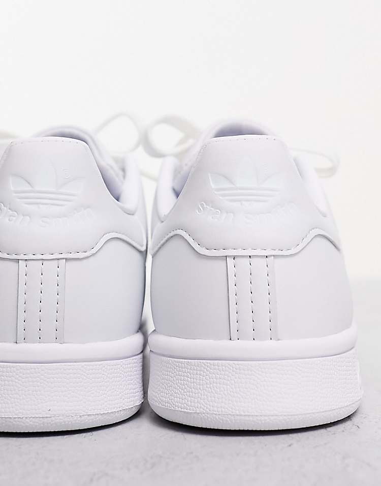 adidas Originals Stan Smith leather sneakers in white with green tab