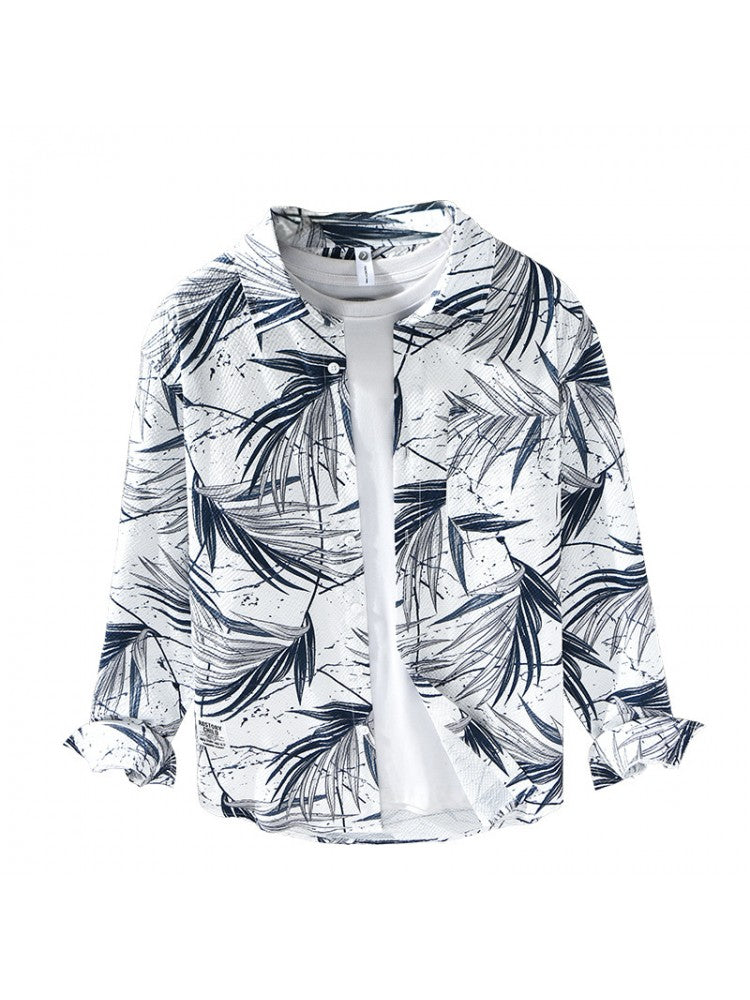 Abstract Printing Long Sleeve Shirts
